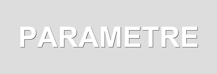 Parametre Nedir?